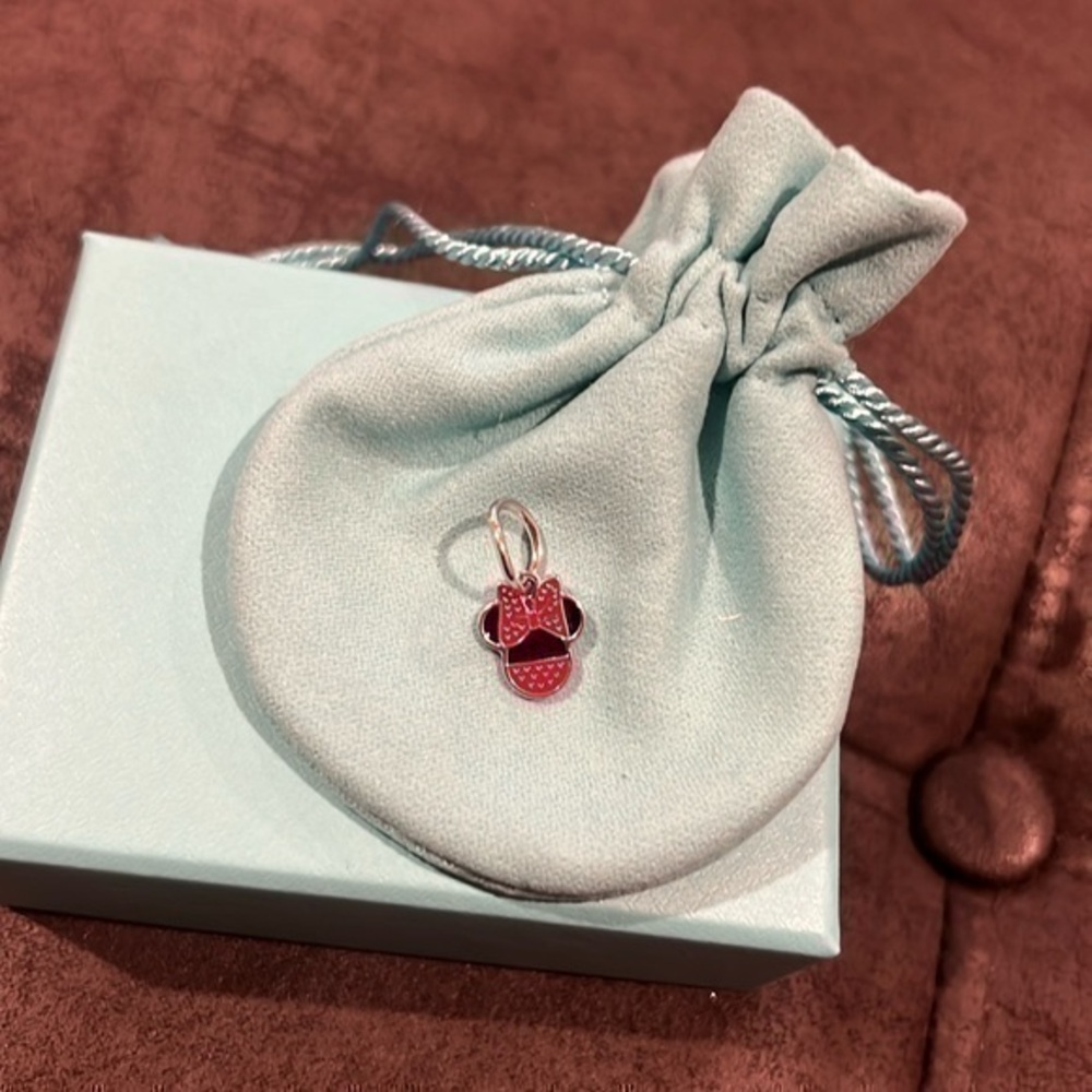 Minnie Mouse Pandora Style Bracelet Charm